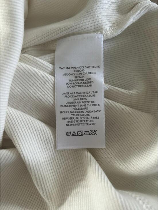 Free People We The Free Kate Tank Tee Top White Sz Medium - Picture 5 of 6